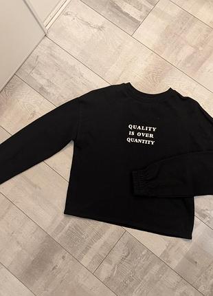 Свитшот черный от mango