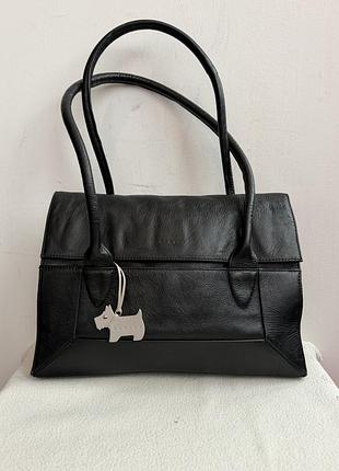 Сумка шкіряна radley-оригінал, елегантна, зручна, жіноча, у класичному чорному кольорі