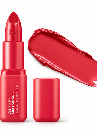 Кремова помада для губ kiko milano club k pigment pop lipstick - 12 happy hour kiss — приглушений кавуново-рожевий (000110-12)