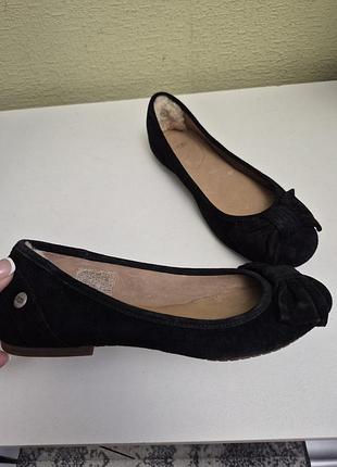 Балетки из натуральной замши ugg