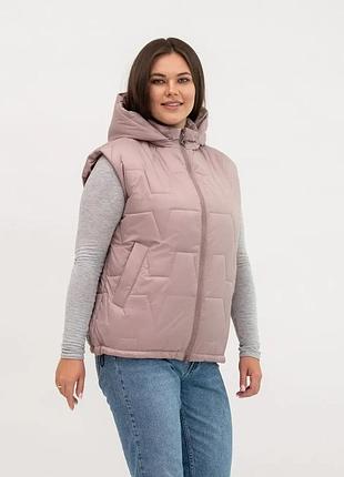 Женский жилет, размеры 52 - 60