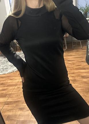 Дуже гарна сукня missguided чорна з сіткою