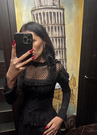 Мереживна кофтинка twin set ❤️ xs розмір 3