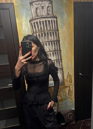 Мереживна кофтинка twin set ❤️ xs розмір 2
