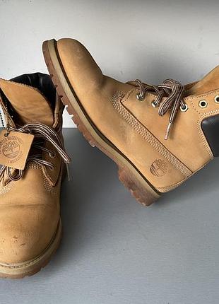 Жіночі черевики з нубуку timberland premium 6 inch оригінал розмір 38-38,5
