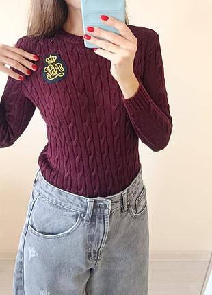 Джемпер в коси ralph lauren 4