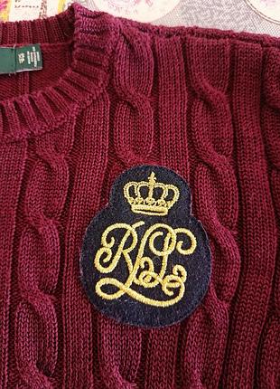 Джемпер в коси ralph lauren 8