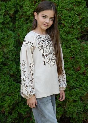 Лляна вишиванка 3