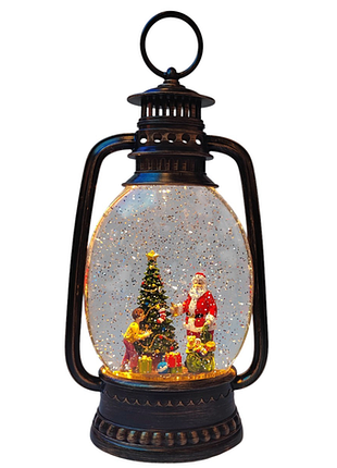 Новогодний декоративный светильник xmas wdl-24028a в винтажном стиле, форма фонаря, высота 27,9 см. (10091)