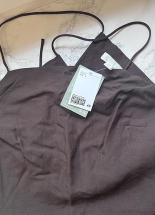 Топ лляний h&m 3
