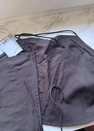 Топ лляний h&m 5