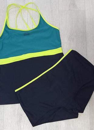 Купальник женский спортивный танкини sadenger. eur.48, u9. 20, us.16