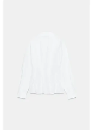 ☁️ біла сорочка від zara 7
