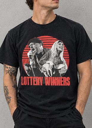 Футболка lottery winners gildan размер s черная