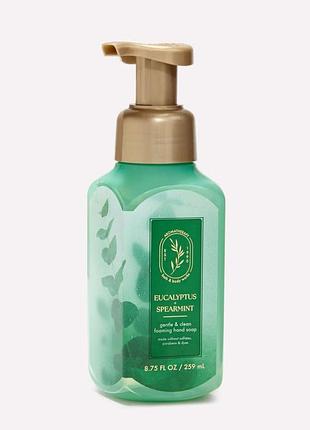 Мило пінка eucalyptus spearmint від bath and body works