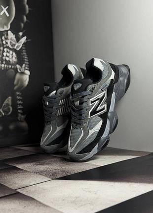 New balance 9060 black grey gore tex 9