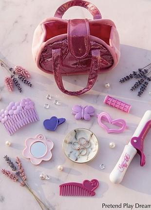 Дитячий ігровий набір юної перукарки в блискучій сумочці fizzy design france