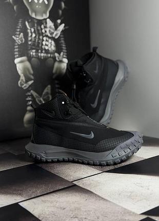 Nike acg mountain fly black fur хутро 4