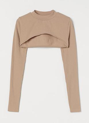 Топ h&m в рубчик