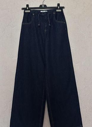 Джинси на дівчинку zara wide leg сині