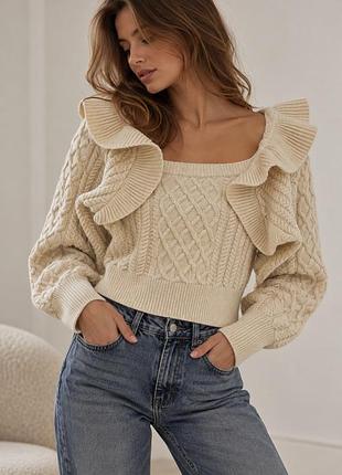 Светр жіночий теплий h&m s/m
