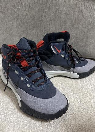 Зимні кросівки nike,для хлопців, утеплені, на шнурівці, ідеальний стан