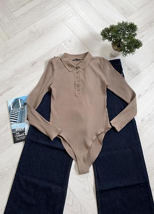 Боді в рубчик фірми zara