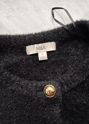 Пухнастий кардиган marks & spencer 8