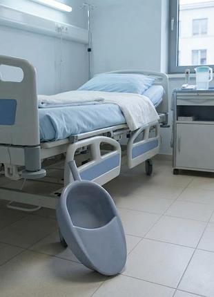 Судно медичне пластикове з ручкою качка підкладне