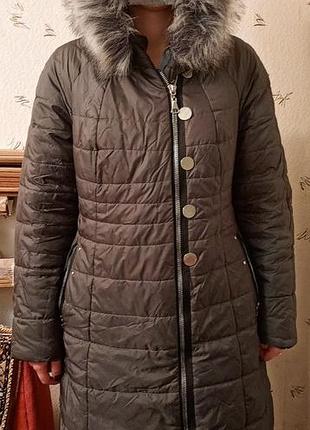 Пальто зимнее. размер 52.