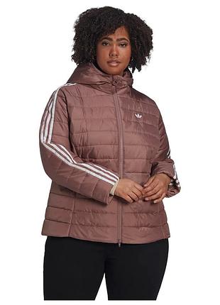Классическая утепленная куртка adidas plus size