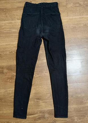 Джинсы черные zara 4