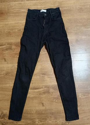 Джинсы черные zara