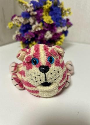Вінтажний кіт багпасс (bagpuss), колекційна м'яка іграшка біні (beanie)