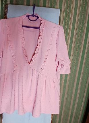 Shein рожева блуза 2