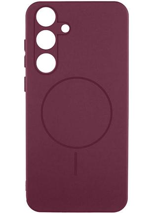 Чехол silicone cover lakshmi full camera (aa) with magnetic fit для samsung galaxy s24 fe