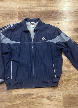 Чоловіча вітровка adidas синя, розмір xl