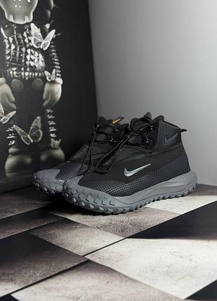 Nike acg mountain fly black fur хутро 2