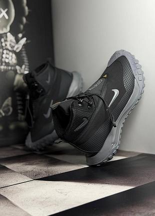 Nike acg mountain fly black fur хутро 3