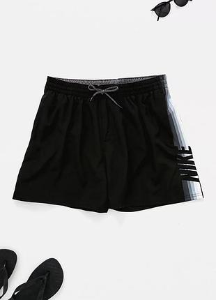Nike retro чоловічі плавальні шорти s, пляжні купальні шорти зі смужками, спортивний ретро стиль, для моря й басейну, суперстан без дефектів і плям