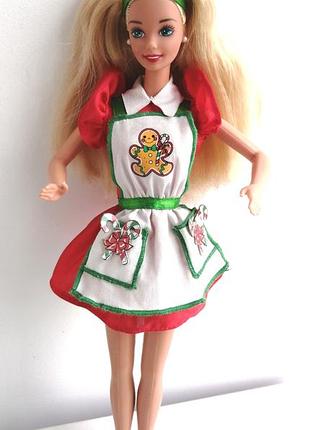Барбі holiday treats barbie спеціальне видання 1997 року, mattel лялька вінтаж вінтажна новорічна святкова