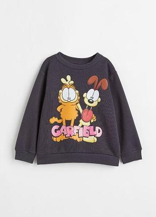 Світшот з гарфілдом h&m