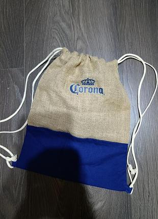 Рокзак corona джут бавовна новий