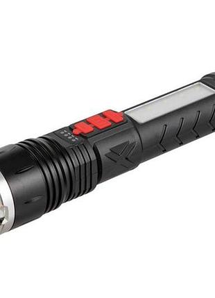 Ліхтар ручний intertool 2+10вт x 650лм x 1800мaч 6 (lb-0125)