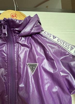 Куртка дитяча guess фіолетова 3