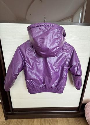 Куртка дитяча guess фіолетова 2