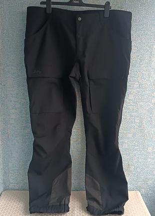 Высокотехнологичные гибридные трекинговые брюки премиум-класса lundhags traverse ii pant большого размера батал