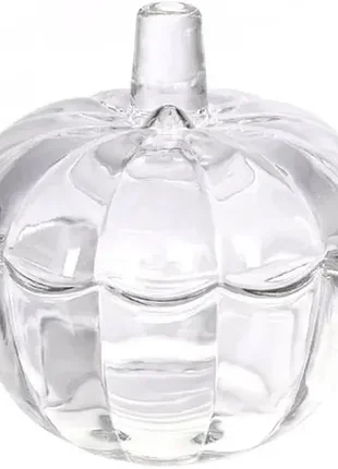 Сахарница стеклянная "crystal pumpkin" 200мл с крышкой