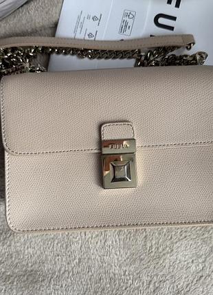 Сумка для жінок furla metropolis бежева