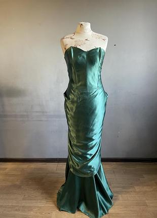 Атласна  сукня 3
